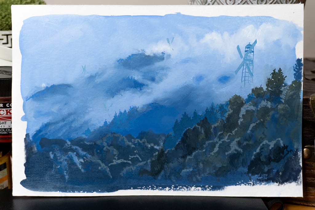 Misty Mountain Windmills